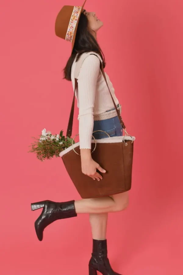 Discount Amy Sherpa Crossbody Bags