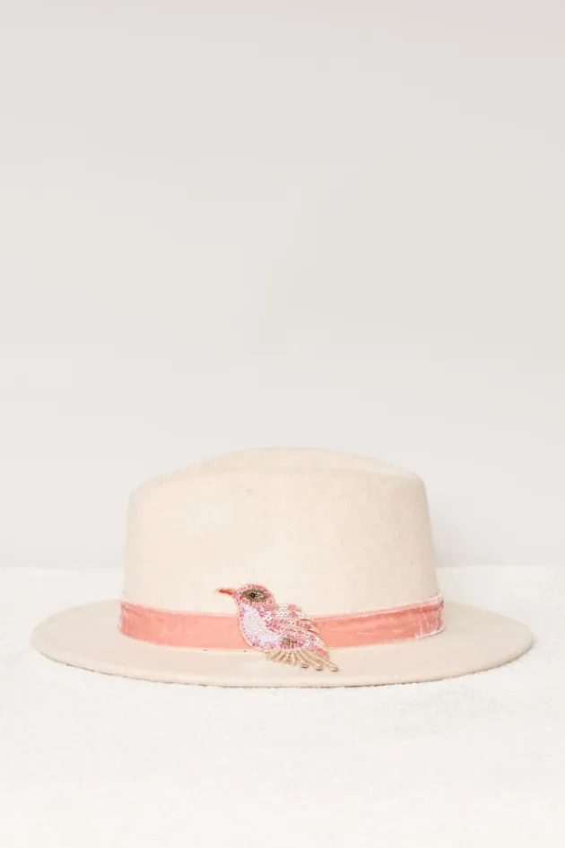 jim_galon_oiseau_brode_1.webp Cheap Jim Galon Oiseau Brode Chapeaux En Feutre