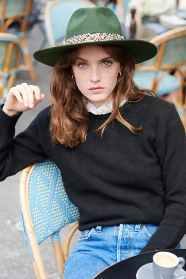 Shop Victor Glitter Chapeaux En Feutre